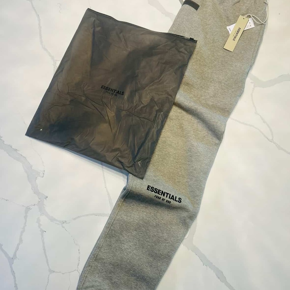Fear of God Essentials Heather Gray Sweatpants